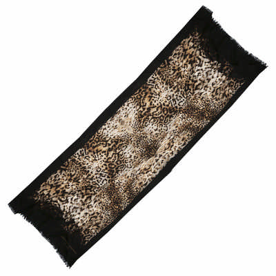 Jean-Louis Scherrer Wool scarf Animal (SFG303_ORSO)