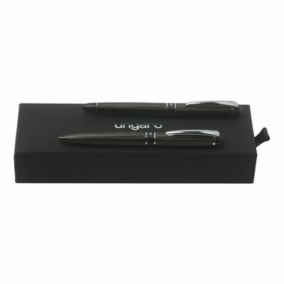 Set Uomo Black (ballpoint pen & rollerball pen)