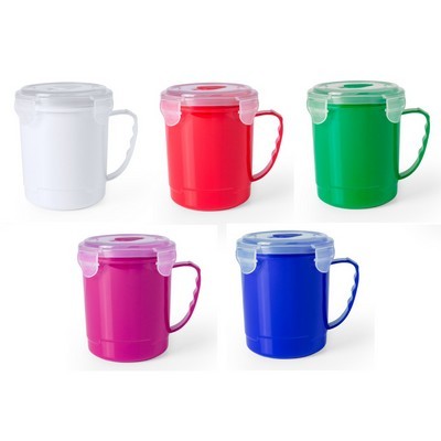 Cup with snap lid 710ml 