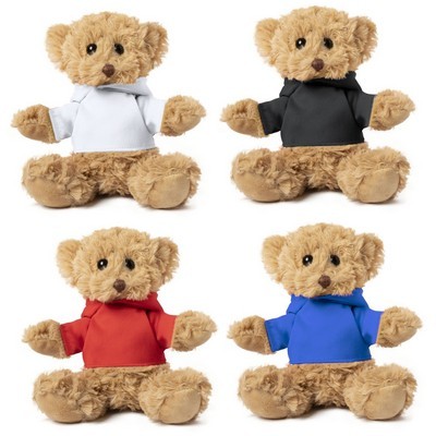 Teddy Bear plush with hoodie 16 x 16 x 12 cm Loony