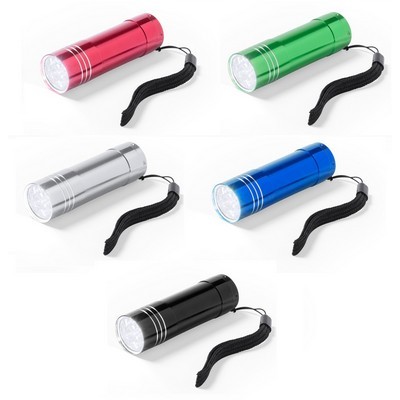 Torch with 9 led light and carry strap Conny