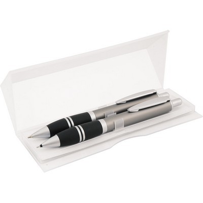  pen and pencil set Metal packed in a gift box Geneva