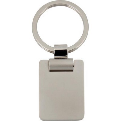 key ring rectangular rotating metal