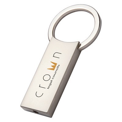 key ring rectangular shape metal 