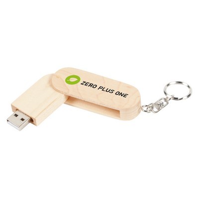 USB Rotating wooden (Factory Direct MOQ)