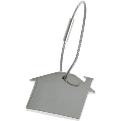 keyring house shape metal