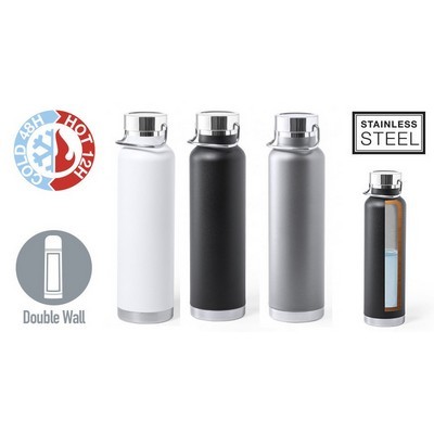 Drink bottle Insulated double walled 650ml 