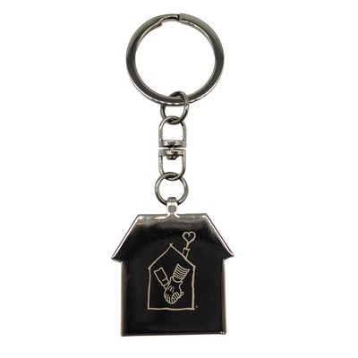 Casa Gunmetal Keychain 