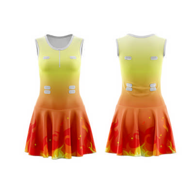 Womens Full-Skirt Netball Dress