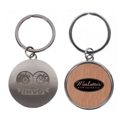 Axil Round Keychain