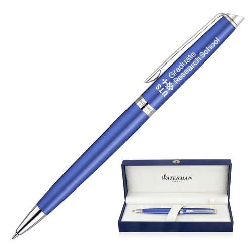 Metal Pen Ballpoint Waterman Hemisphere - Bright Blue CT