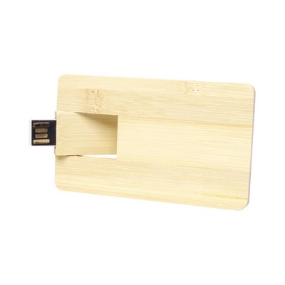 Bamboo Credit Card Drive 32GB