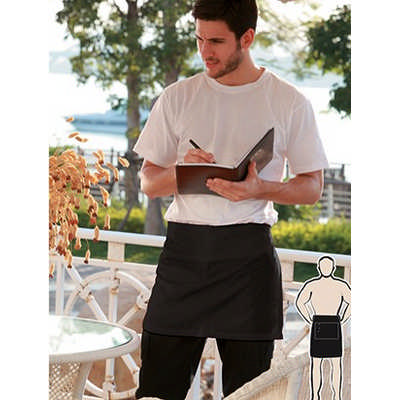 Cotton Drill Quarter Apron-With Pocket (WA0388_BOC) Cotton Drill Quarter Apron-With Pocket