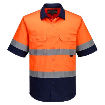 Industrial Hi-Vis Lightweight Contrast Shirt S/S • by Runsmart