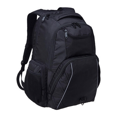 Fortress Laptop Backpack - Black,Grey