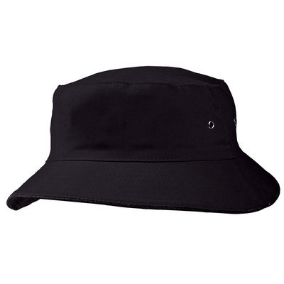 Bucket Hat - Black,Black - XS