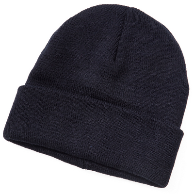 Wool Blend Beanie - Black