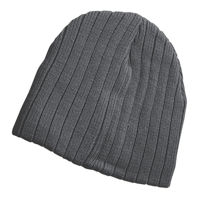 Cable Knit Beanie - Charcoal