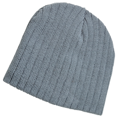 Cable Knit Beanie - Grey