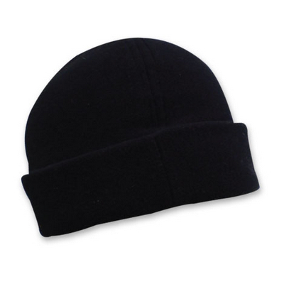 Polar Fleece Beanie - Black