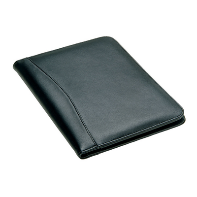 Leather A5 Folder - Black