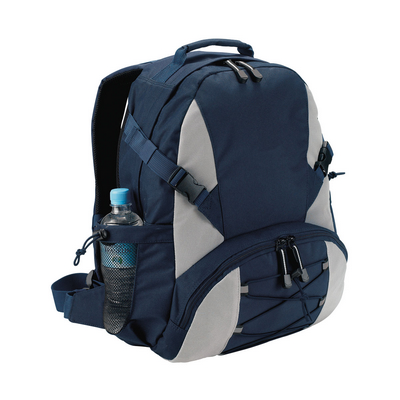 Outdoor Backpack - Navy,Silver