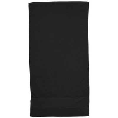 Terry Velour Towel - Black