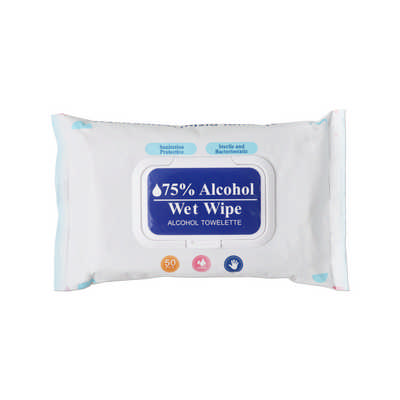 75% Alcohol Wet Wipes - 50PC Pack (PCA02_PC)