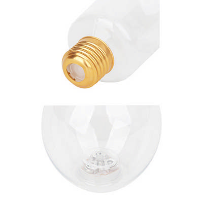 300ml Light Up Bulb Shaped Plastic Bottle (PCD050_PC) 300ml Light Up Bulb Shaped Plastic Bottle