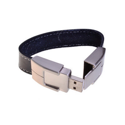 Leather Bracelet Flash Drive (PCUHB_PC) Leather Bracelet Flash Drive