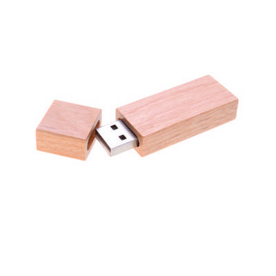 Rectangle Wooden Flash Drive (PCUW0_PC)