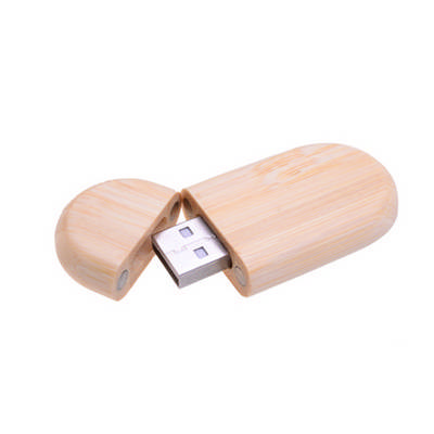 Oblong Wood Flash Drive (PCUW2_PC)