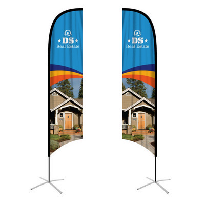 Medium(70.4 300cm) Concave Feather Banners 13ft