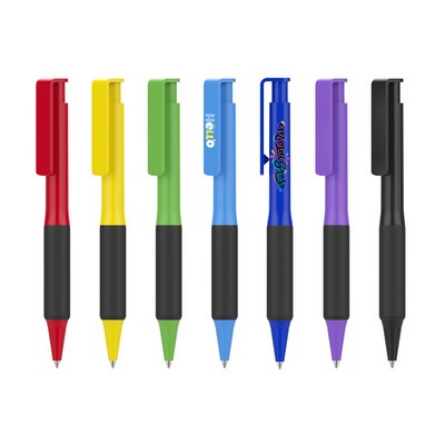 Soft Grip Pen - Colour Barrel