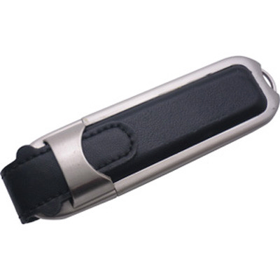 Metal Leather Flash Drive 16GB (AR290-16GB_PROMOITS) Metal Leather Flash Drive 16GB
