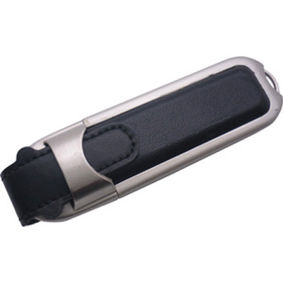 Metal Leather Flash Drive 1