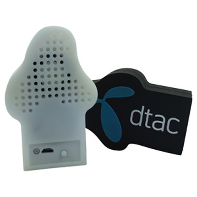 Custom Moulded Bluetooth Speaker (AR484_PROMOITS) Custom Moulded Bluetooth Speaker