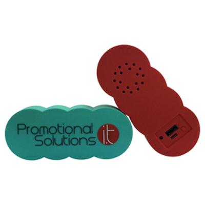 Custom Moulded Bluetooth Speaker Power Bank (AR486_PROMOITS) Custom Moulded Bluetooth Speaker Power Bank