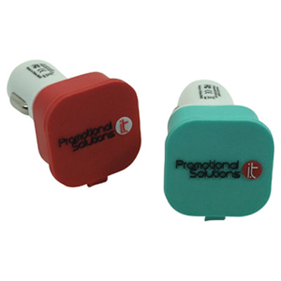 Custom Moulded Car Charger (AR581_PROMOITS) Custom Moulded Car Charger