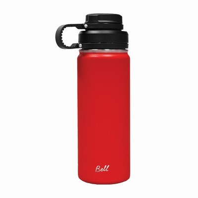 500ml Bell Bottle with Infuser Lid - Red