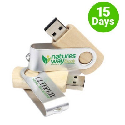 Wooden Swivel Drive-1GB