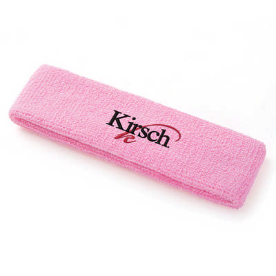 Plush Terry Sport Headband - Pink