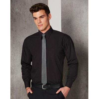 Man's poplin shirt,long sleeve