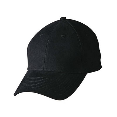 Heavy brushed cotton cap buckle on back