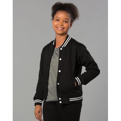 Kid's Fleece Varsity Jacket