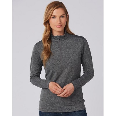 Ladies' Half Zip L/S Sweat Top