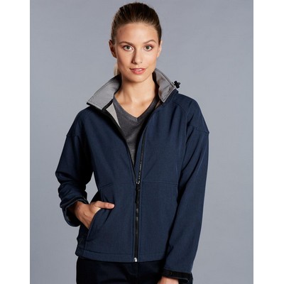 Ladies' Softshell Full Zip Hoodie