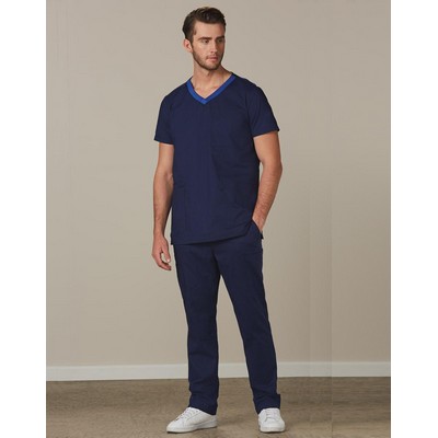 Men's Solid Colour Scrub Pants