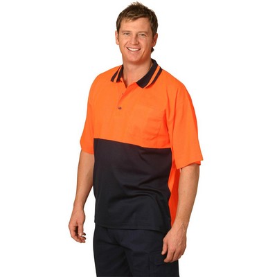 Hi-Vis truedry safety polo S/S