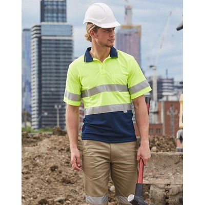 Hi-Vis S/S Safety Polo 3M Tapes